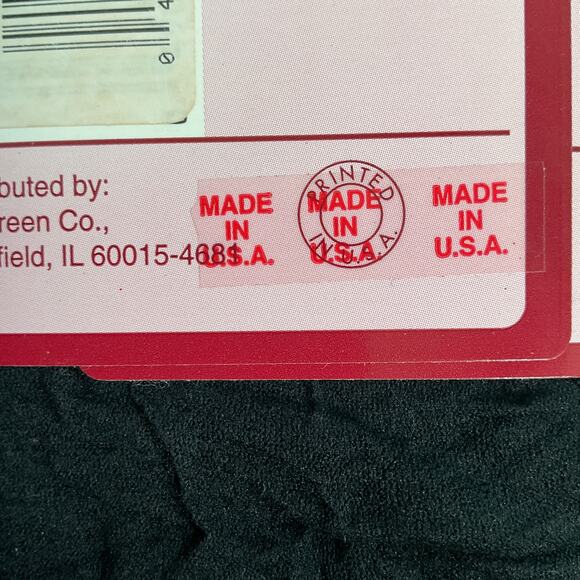 Vintage Perfection Footed tights Queen Plus Size Lot of 2 Black White NWT - Picture 13 of 13